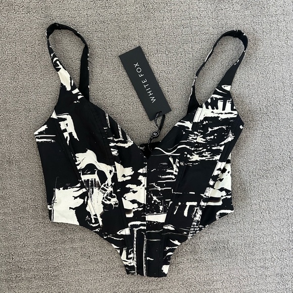 White fox boutique bustier - Picture 2 of 2